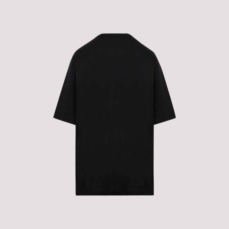 Shop Acne Studios Black Cotton Oversize T-shirt