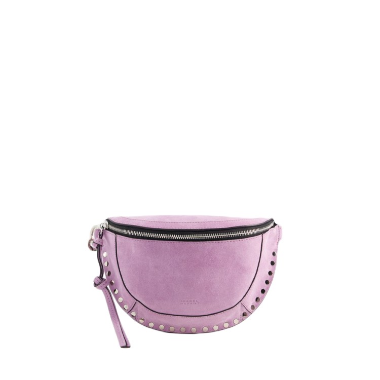 Shop Isabel Marant Skano Gd Crossbody - Leather - Lilac In Pink