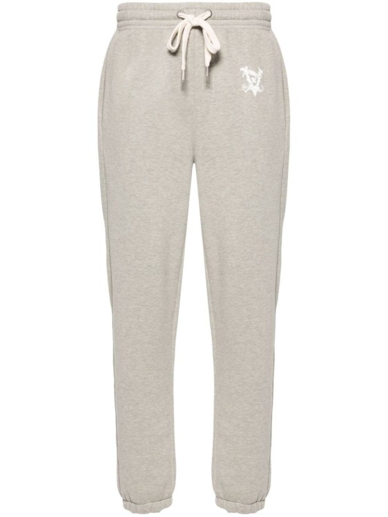 Shop Zadig & Voltaire Sofia Drawstring-waist Track Pants In Grey