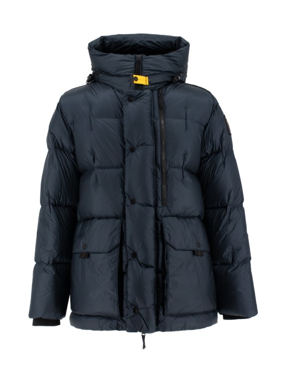 Shop Parajumpers Blue Down Jacket