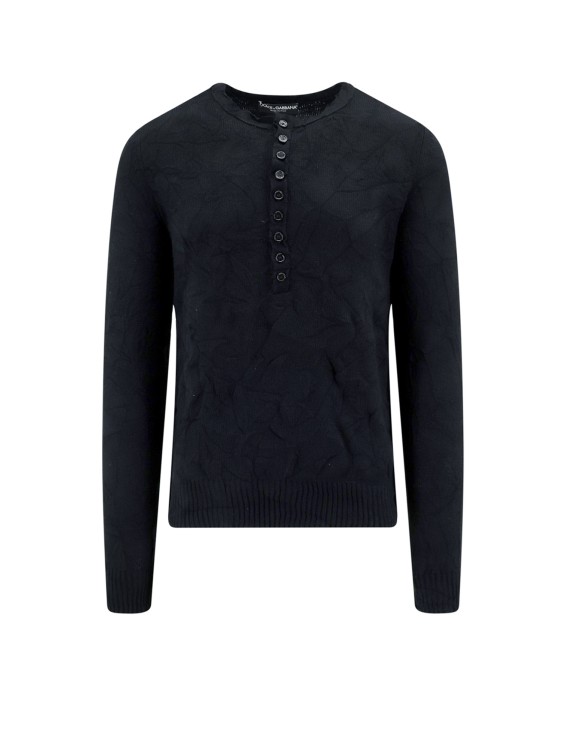 Shop Dolce & Gabbana Black Wool Sweater