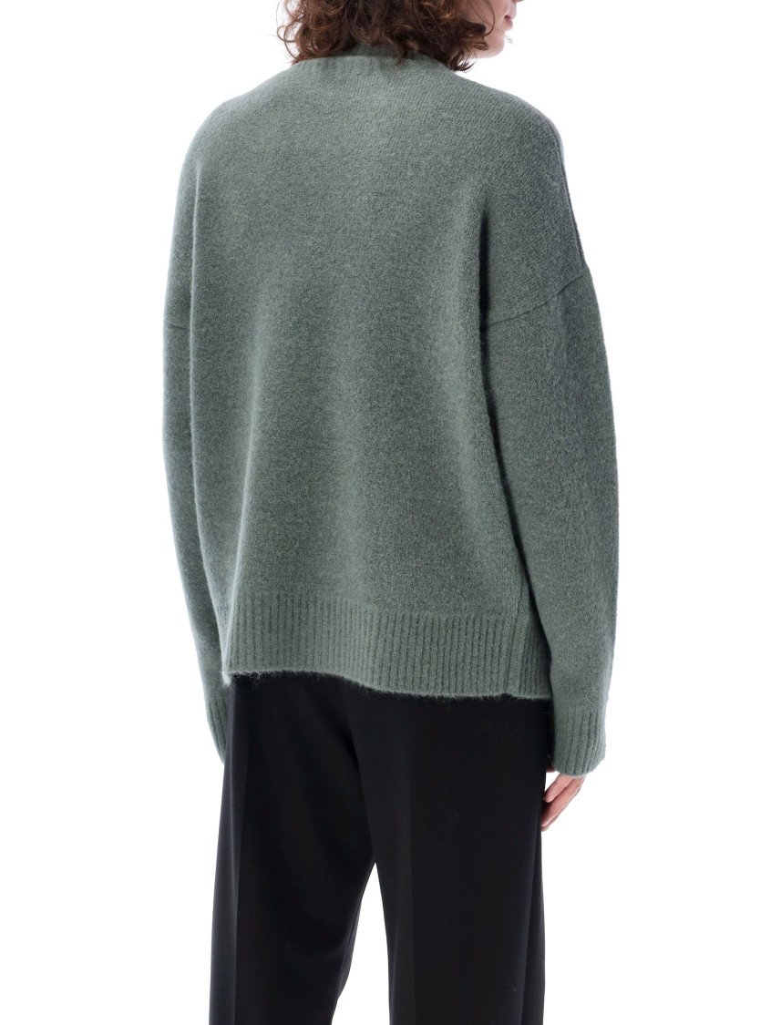 Shop Ami Alexandre Mattiussi Ami Adc Oversized Fit Sweater In Grey