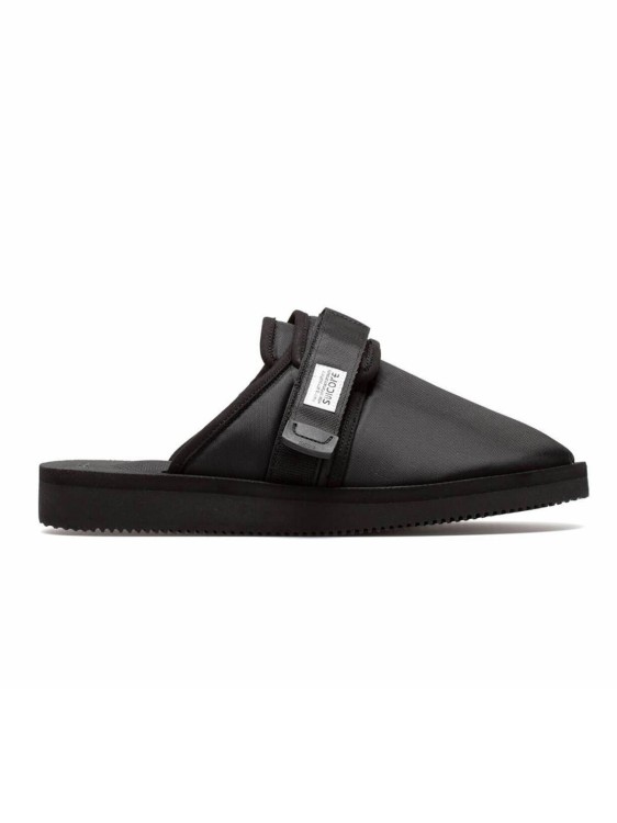 Suicoke Zavo Cab Puffy Nylon Mules In Black