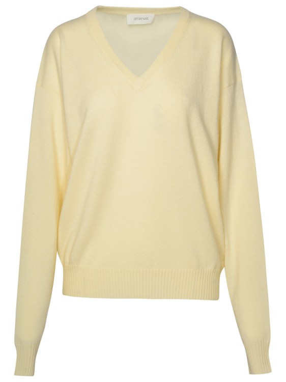 Shop Sportmax Ivory Wool Blend Sweater In Neutrals