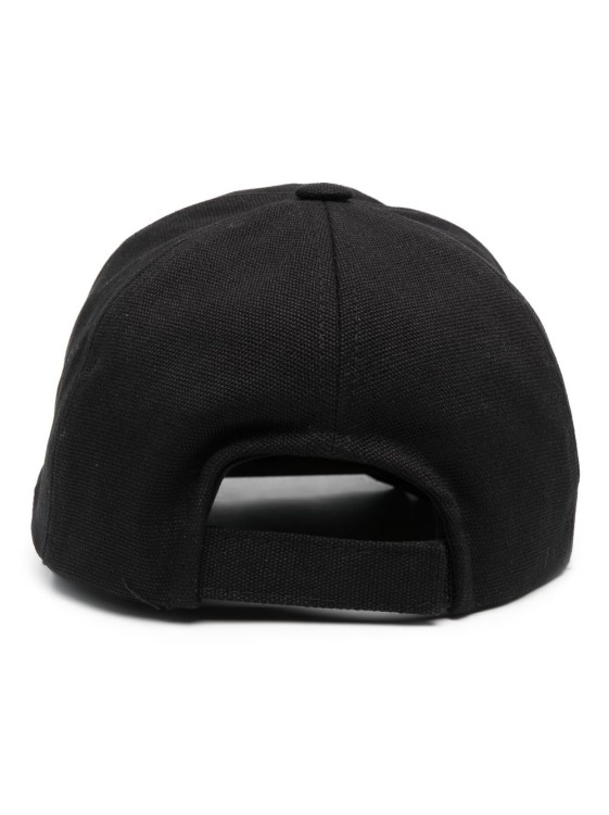 Shop Marant Embroidered-logo Cotton Cap In Black