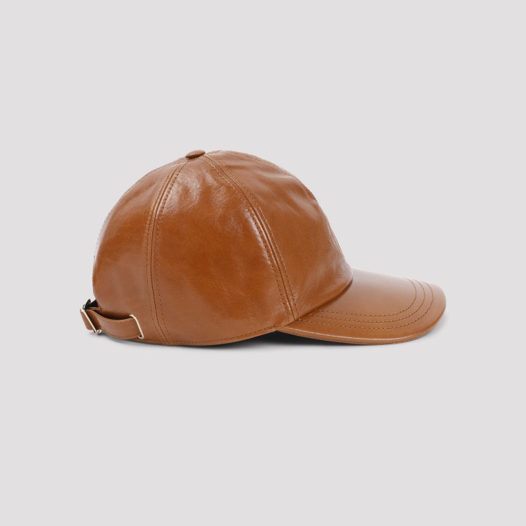 Chloé Logo-embroidered Baseball Cap In Brown
