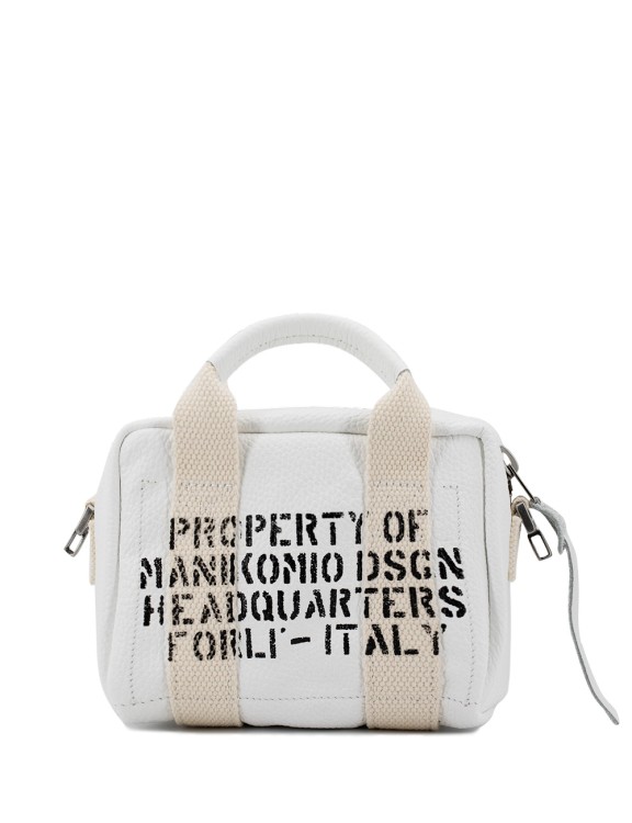 Shop Manikomio Dsgn Tactical Duffle Bag In White