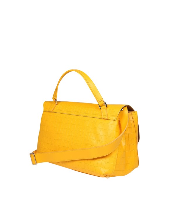 Shop Zanellato Postina S Cayman In Yellow Coconut Print Leather