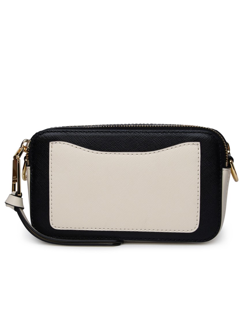 Marc Jacobs (the) Colorblock Snapshot Leather Shoulder Bag In Neutrals