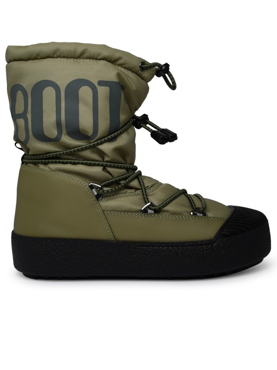 Moonboot Mtrack Polar' Green Nylon Boots