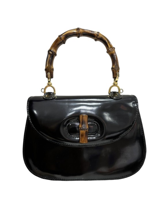 GUCCI #39046 Hysteria Black Patent Leather Shoulder Bag – ALL YOUR BLISS