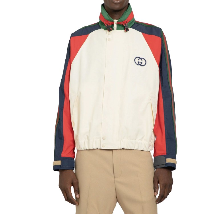 Shop Gucci Lightweight Jacket In Neutrals