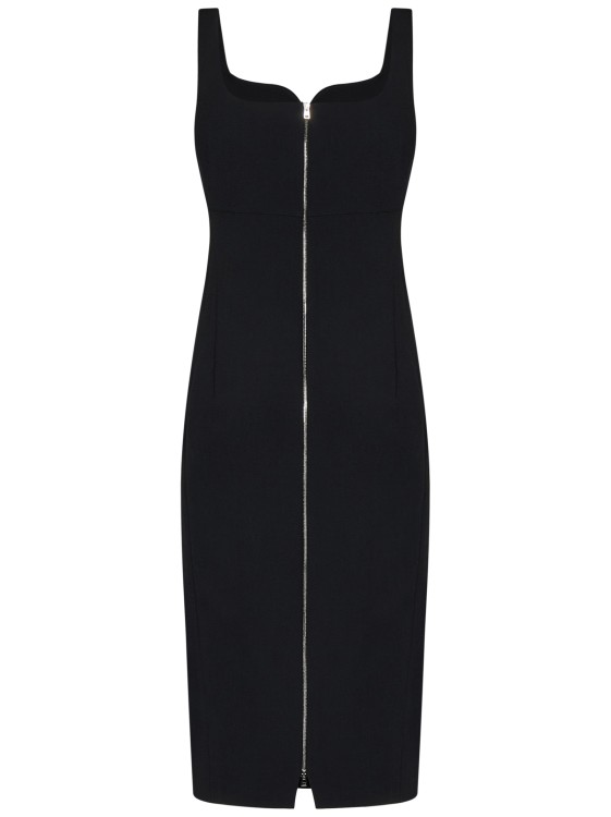 Shop Victoria Beckham Black Midi Dress
