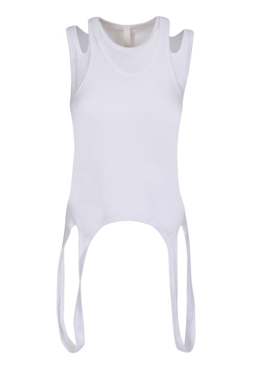 Dion Lee Double-loop Detail Tank Top In Neutrals