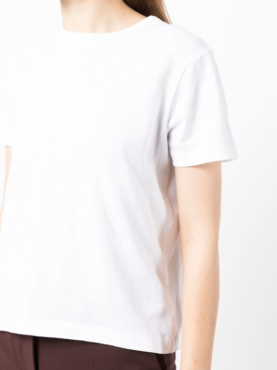 Shop Khaite The Emmylou Cotton T-shirt In White