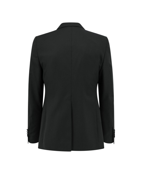Shop Tagliatore Virgin Wool Tuxedo With Vest In Black
