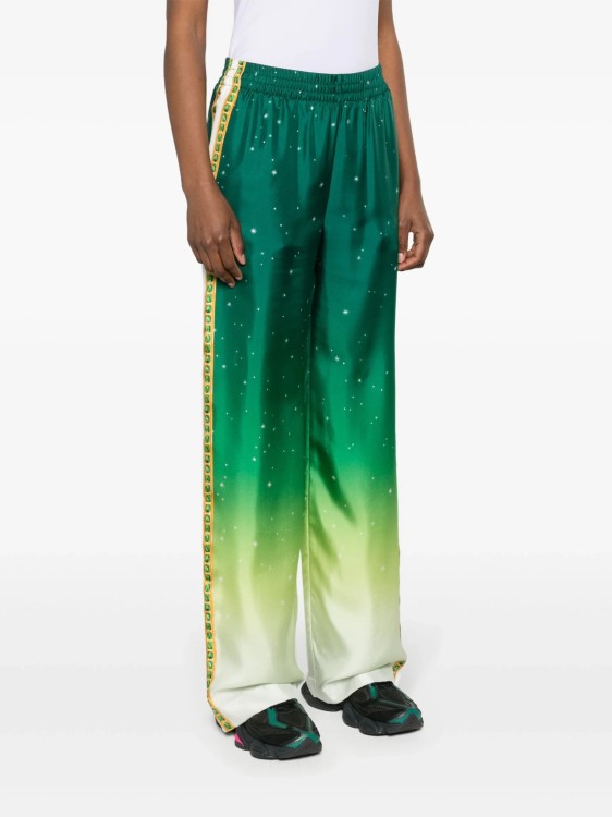 Shop Casablanca Multicolored Joyaux D'afrique Trousers In Green