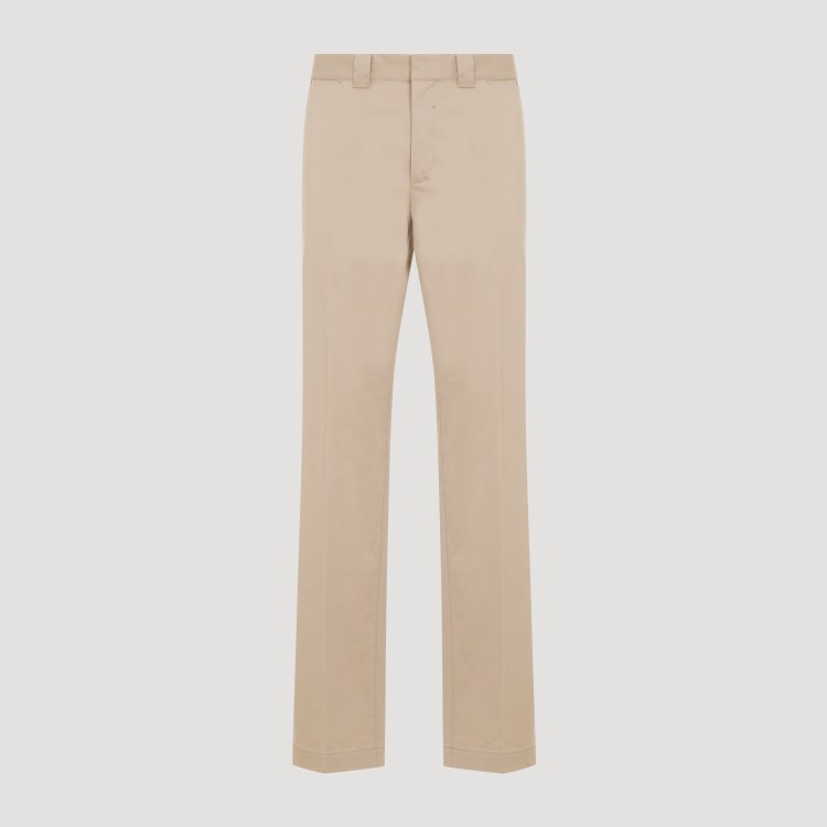 Givenchy 4g Straight Chino Pants In Neutrals