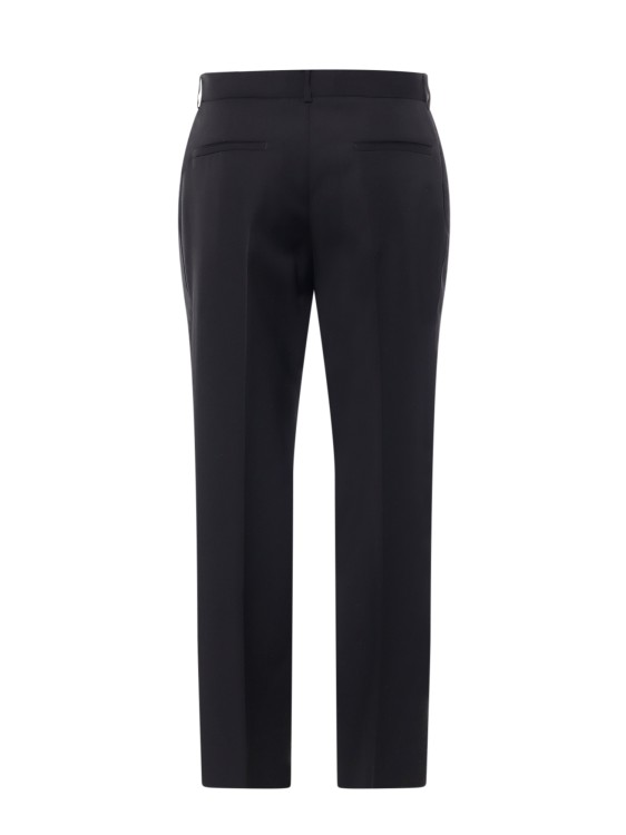 Shop Off-white Wool Trouser With 23 And White Patches In Black