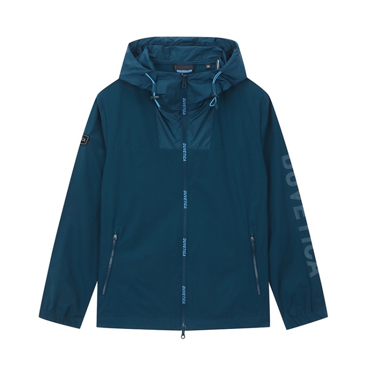 Shop Duvetica Ratsi T Hooded Jacket In Blue
