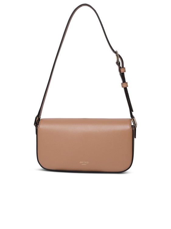 Shop Jimmy Choo Biscuit Leather Bag In Brown