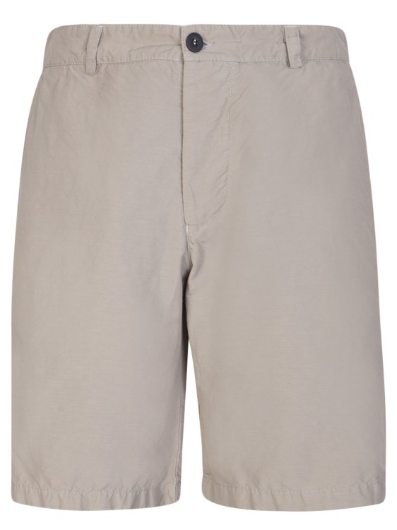 Shop Original Vintage Beige Nylon Shorts In Grey