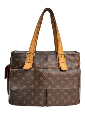 Monogram Logo Cross Body Bag by Louis Vuitton in Gold color for Luxury  Clothing