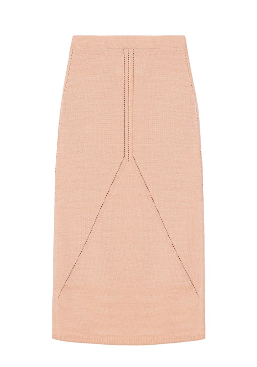 Shop Aeron Soothe - Knit Maxi Skirt In Neutrals