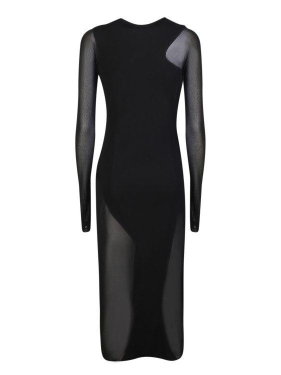 Shop Tom Ford Black Semi-transparent Dress
