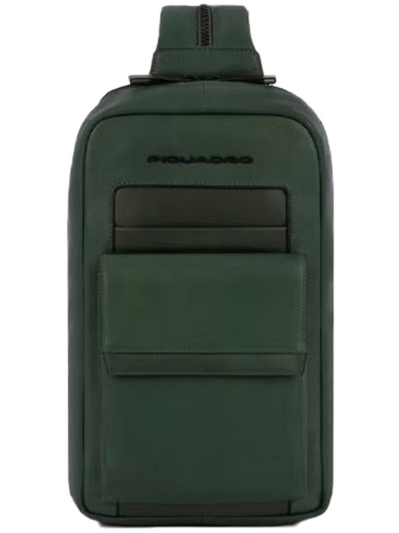 Piquadro Green One Shoulder Bag