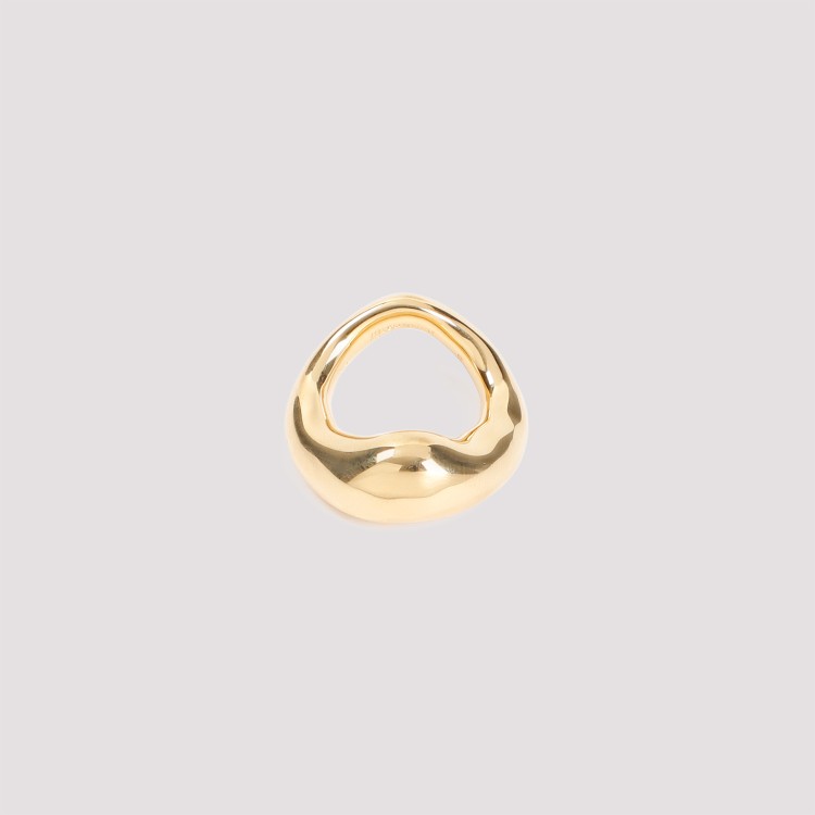Shop Jil Sander Gold Brass Ring