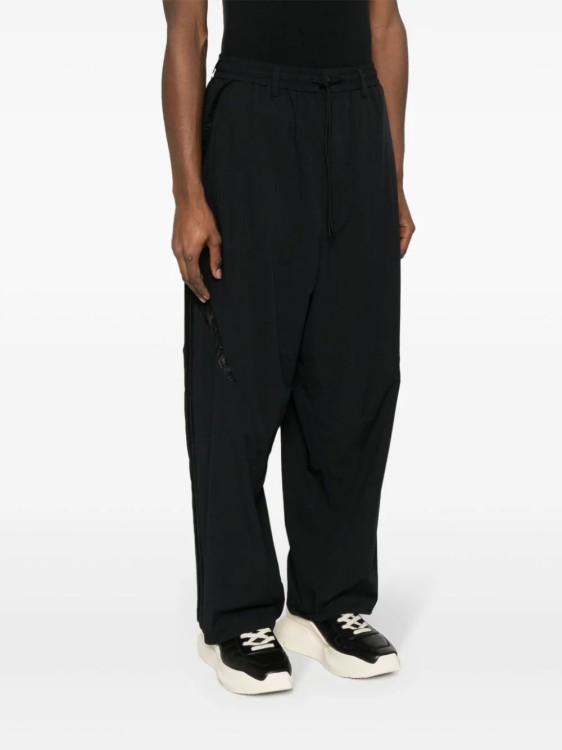 Shop Y-3 Black Paneled Pants