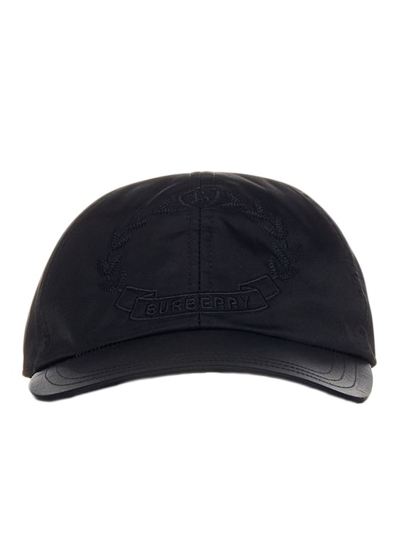 Burberry Black Nylon Baseball Cap