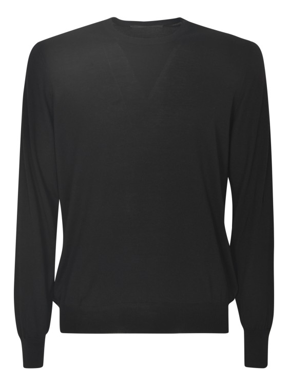 Tagliatore Crewneck Sweater In Black