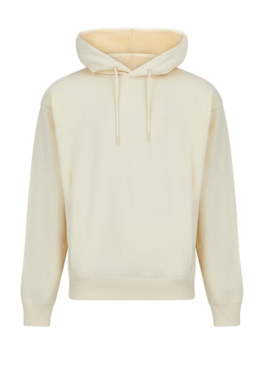 Martine Rose Graphic-print Cotton Hoodie In Neutrals