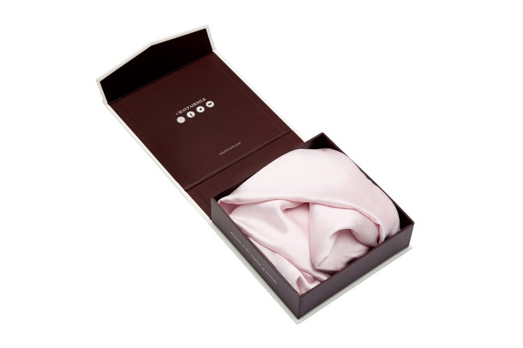 Shop Mayfairsilk Precious Pink Pillowcase + Deep Sleep Eye Mask Gift Set
