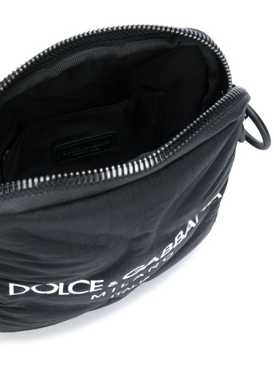 Shop Dolce & Gabbana Logo-print Messenger Bag In Black