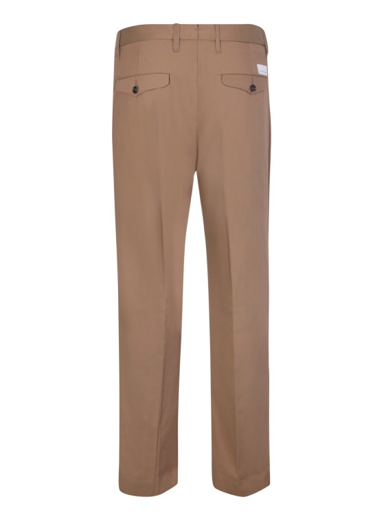 Shop Nine In The Morning Taupe Slim Trousers In Brown
