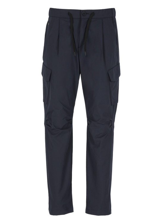 Shop Herno Laminar Cargo Trousers In Black