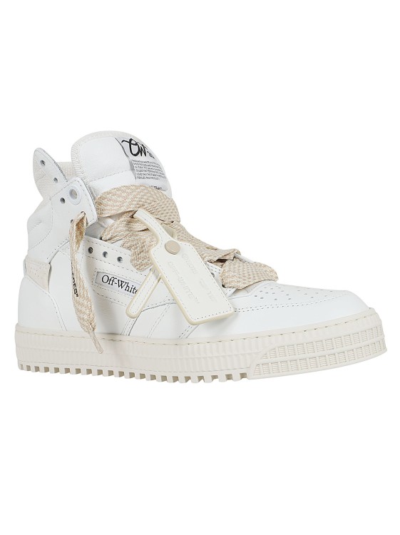 Shop Off-white 3.0 Off Court Leather Sneakers In White