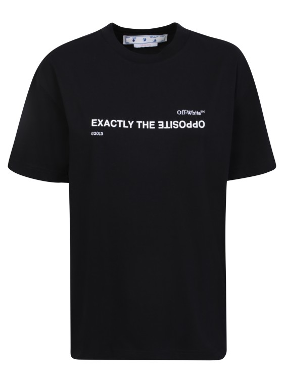 Off-white Opposite Black T-shirt