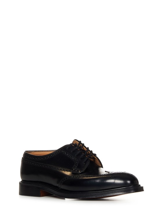 Shop Church's Full Brogue Lace-up Derby In Black