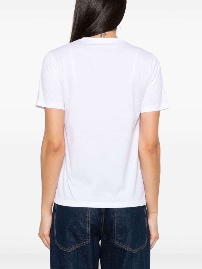Burberry The Cotton T-shirt Is The Perfect Compromise Between Luxury And Basic Wear In White