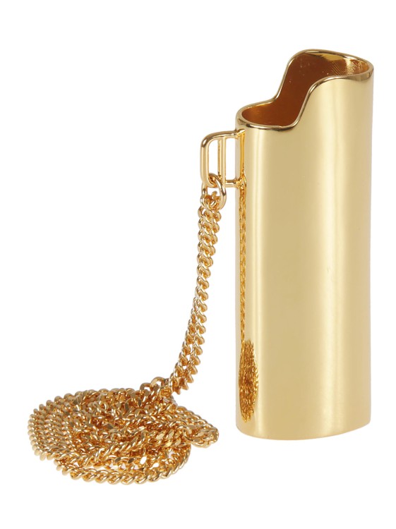 Ambush Gold Logo-engraved Lighter Necklace