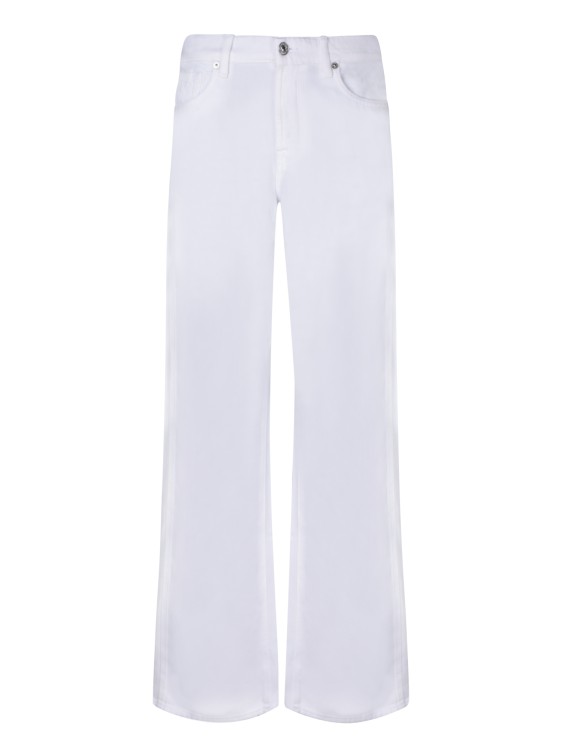Shop 7 For All Mankind Cotton Loose Jeans In White