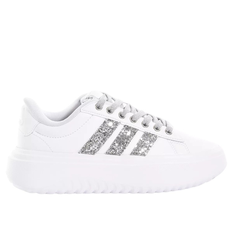 Adidas Originals Platform Silver, White