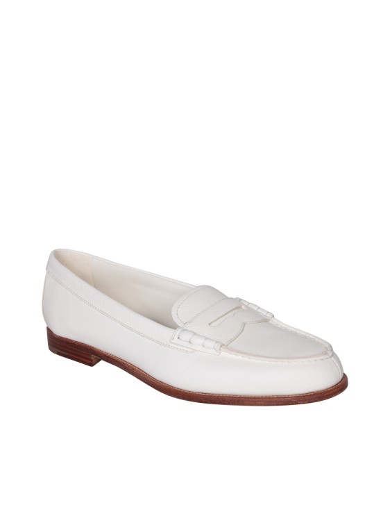 Shop Church's Leather Loafer In White