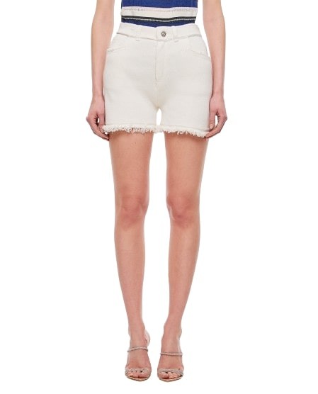 BARRIE DISTRESSED CASHMERE SHORTS