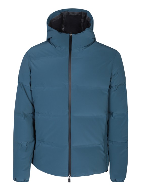 Shop Herno Padded Down Jacket Laminar In Blue