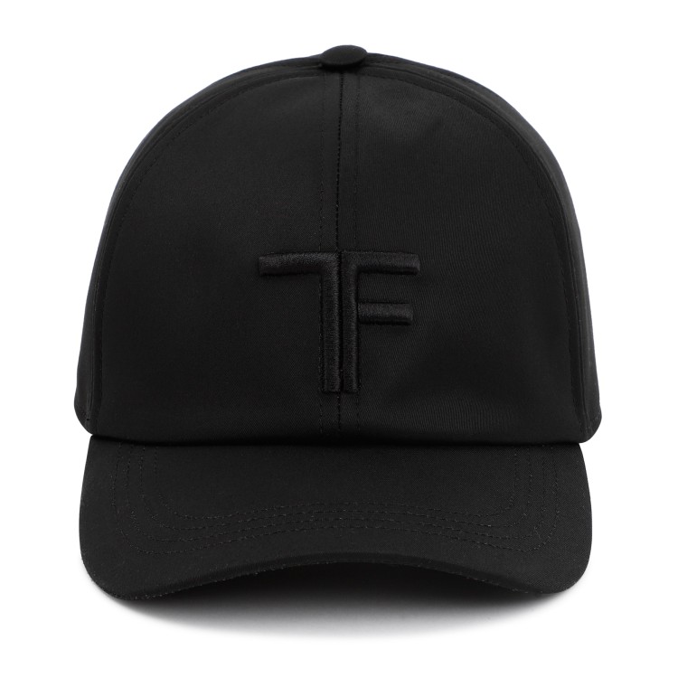 Shop Tom Ford Black Baseball Cotton Cap